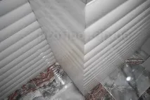Підрізування хвилястої плитки під затвор 45° хвилястої