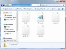 Показати приховані файли та папки Windows 7 папки