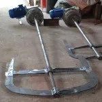 Рамні та якірні мішалки, Мішалки промислові якірні