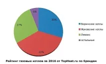 Рейтинг недорогих газових котлів за 2016 рік недорогих