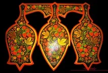 Розпис досточки в хохломському стилі - майстер-клас та інструкція розпис