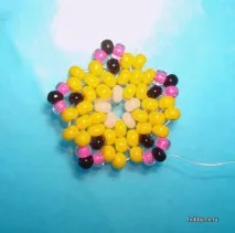Сережки Квіти з бісеру, Море хобі - майстер-класи з рукоділля та не тільки! сережки