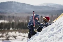 лижниця-фотомодель