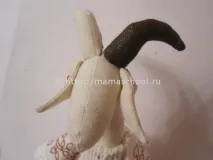 Викройка кози Тільда м’яка іграшка з тканини своїми руками з відео іграшка