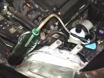Заміна олії в ГУРі на Honda олії