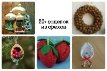 20 ідей виробів з горіхів, Море ідей ідей