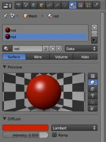 3D Blender Декілька матеріалів у 3D Blender матеріалів