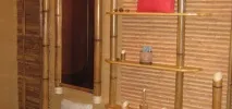Бамбукові шпалери в інтер’єрі передпокою та інших кімнат 5 варіантів декору шпалери