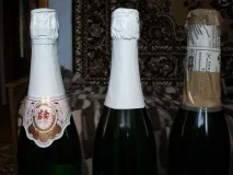 Флокування шампанського пляшка