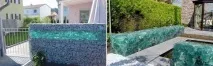 Габіон ландшафтному дизайні паркани, укріплення, стінки паркани