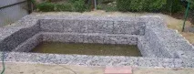 Габіон ландшафтному дизайні паркани, укріплення, стінки дизайні