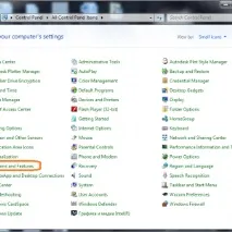 Як відкрити вікно Встановлення та видалення програм Windows 7 видалення