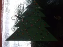 Як зробити новорічну іграшку ялинку з паперу своїми руками зробити
