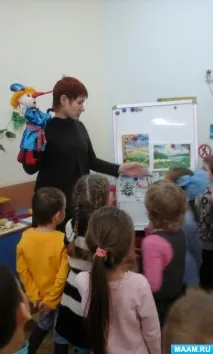 Конспект у старшій групі «Синтез мистецтв» групі