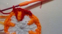 Килимок - СОНЯШКО - в техніці накладання (overlay crochet) соняшко