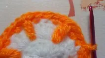 Килимок - СОНЯШКО - в техніці накладання (overlay crochet) соняшко