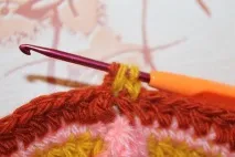 Килимок - СОНЯШКО - в техніці накладання (overlay crochet) килимок