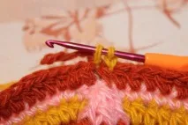 Килимок - СОНЯШКО - в техніці накладання (overlay crochet) техніці