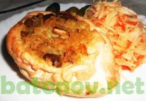 Куряча грудка фарширована грибами та рисом рисом