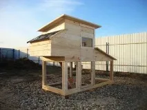 Курник своїми руками на 5 курей курей