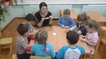 Майстер-клас зі створення об’ємного сніговика в техніці модульного орігамі ємного