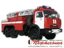 АЦЛ-3-40-17 Автоцистерна пожежна зі сходами КамАЗ-43118 автоцистерна
