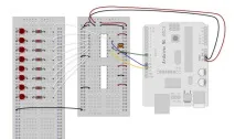 Багато виходів за допомогою зсувного регістру 74HC595, Апаратна платформа Arduino зсувного