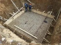 Монтаж котельні на підготовлені фундаменти монтаж