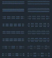 Набір типів ліній для AutoCAD, САПР-журнал ліній