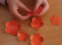 Об’ємна аплікація з паперу паперу