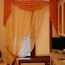 Помаранчеві штори на кухню фото з ідеями для натхнення помаранчеві