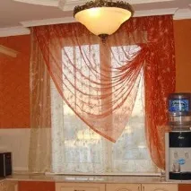 Помаранчеві штори на кухню фото з ідеями для натхнення ідеями