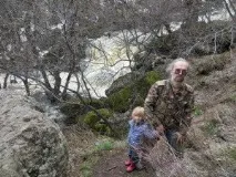 Першотравнева поїздка на Гадельшу - водоспад у всій красі, Біля багаття гадельшу