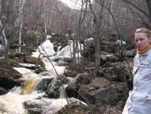 Першотравнева поїздка на Гадельшу - водоспад у всій красі, Біля багаття водоспад