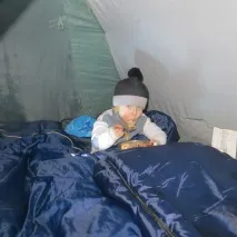 Першотравнева поїздка на Гадельшу - водоспад у всій красі, Біля багаття всій