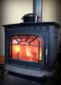 Пекти з водяним опаленням з каміном пекти