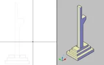 Побудова тривимірного об’єкта у середовищі AutoCAD тривимірного