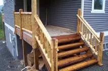 Будівництво ганку з дерева своїми руками. будівництво
