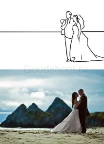 Прості пози для весілля - фотографуємо молодят пози