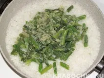Рис із квасолею стручковою рису