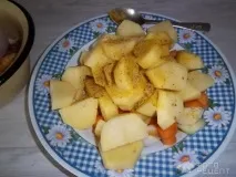 Рецепт Курка запечена з картоплею, У пакеті рецепт