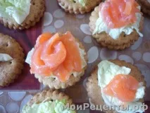 Розочки» із сьомги, Мої рецепти Закуска