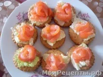 Розочки» із сьомги, Мої рецепти розочки