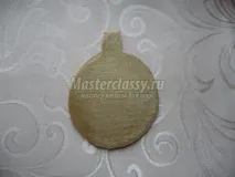 Кулі на ялинку у техніці вишивка бісером бісером