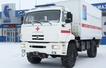 Ambulanța bazată pe tracțiune integrală KAMAZ a fost testată