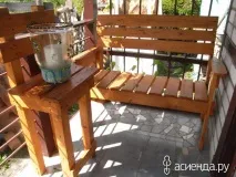 Лава для дачного ганку Група Облаштування та прикраса дачної ділянки ганку