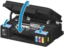 Canon Посібники з пристроїв PIXMA G3000 series Повторне заправленнячорнильних контейнерів пристроїв