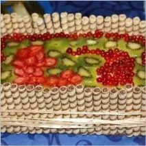 Торт «Фруктовий кошик» кошик