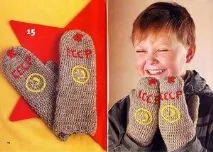 Рукавички для хлопчика - Knits for Kids хлопчика