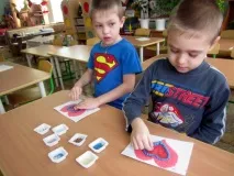 Валентинка із пластиліну пластиліну